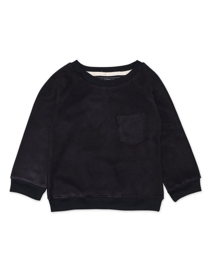 Sweatshirt Fleeces Black for Boys