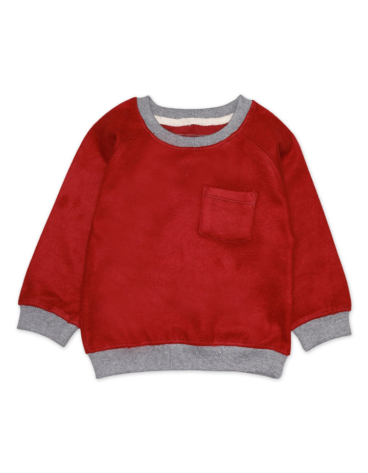 Sweatshirt Fleeces Maroon for Boys