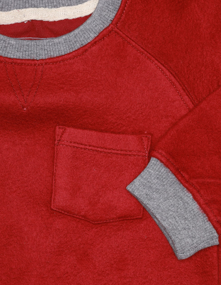 Sweatshirt Fleeces Maroon for Boys