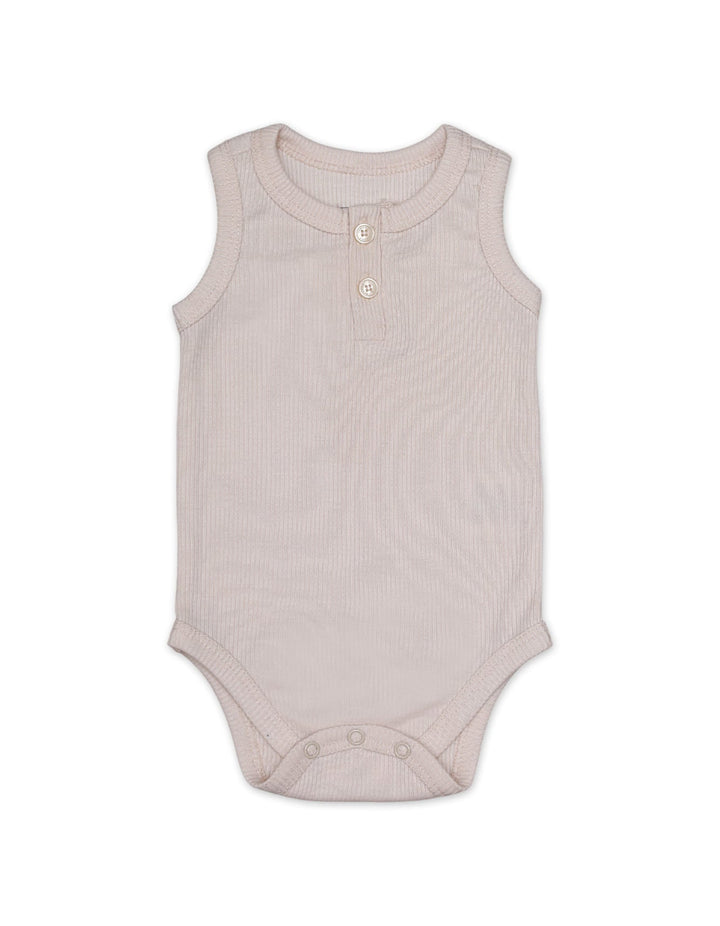 Bodysuit Sleeveless Beige