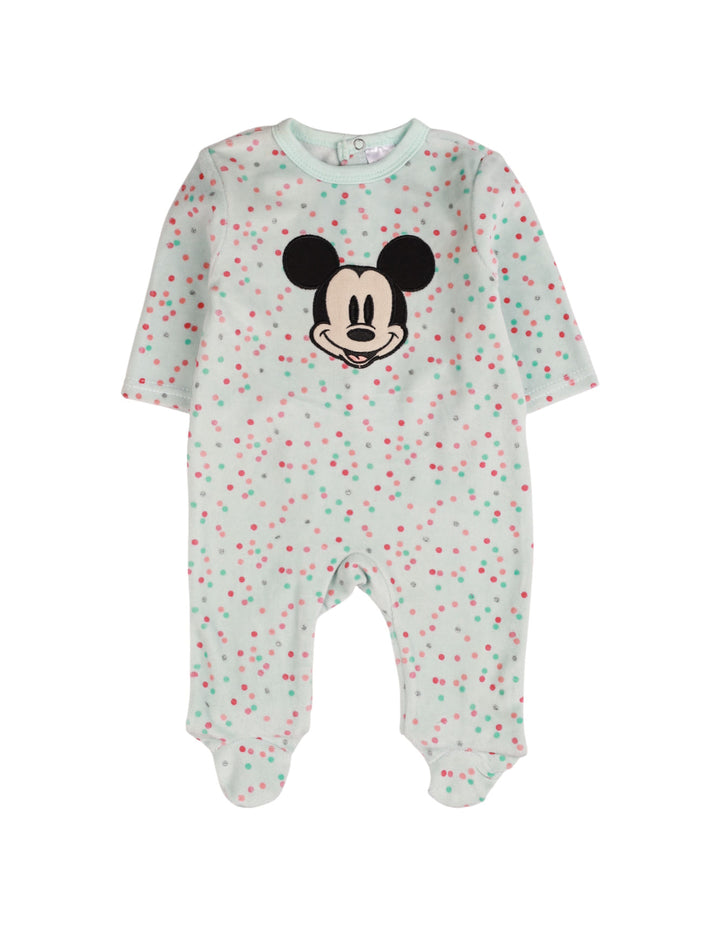 Zubaida's Romper Velor Micky Multi-Color Polka Dots