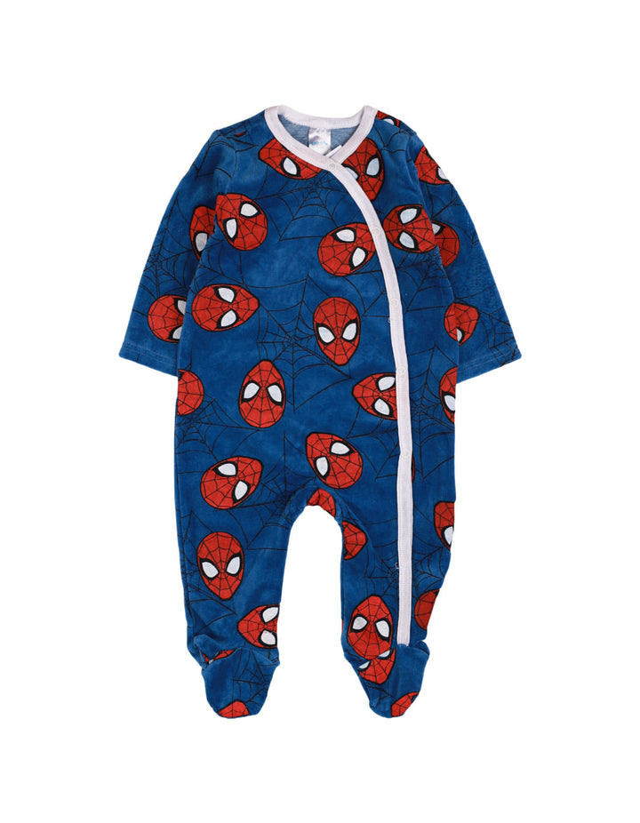 Zubaida's Romper Velor Spider Man