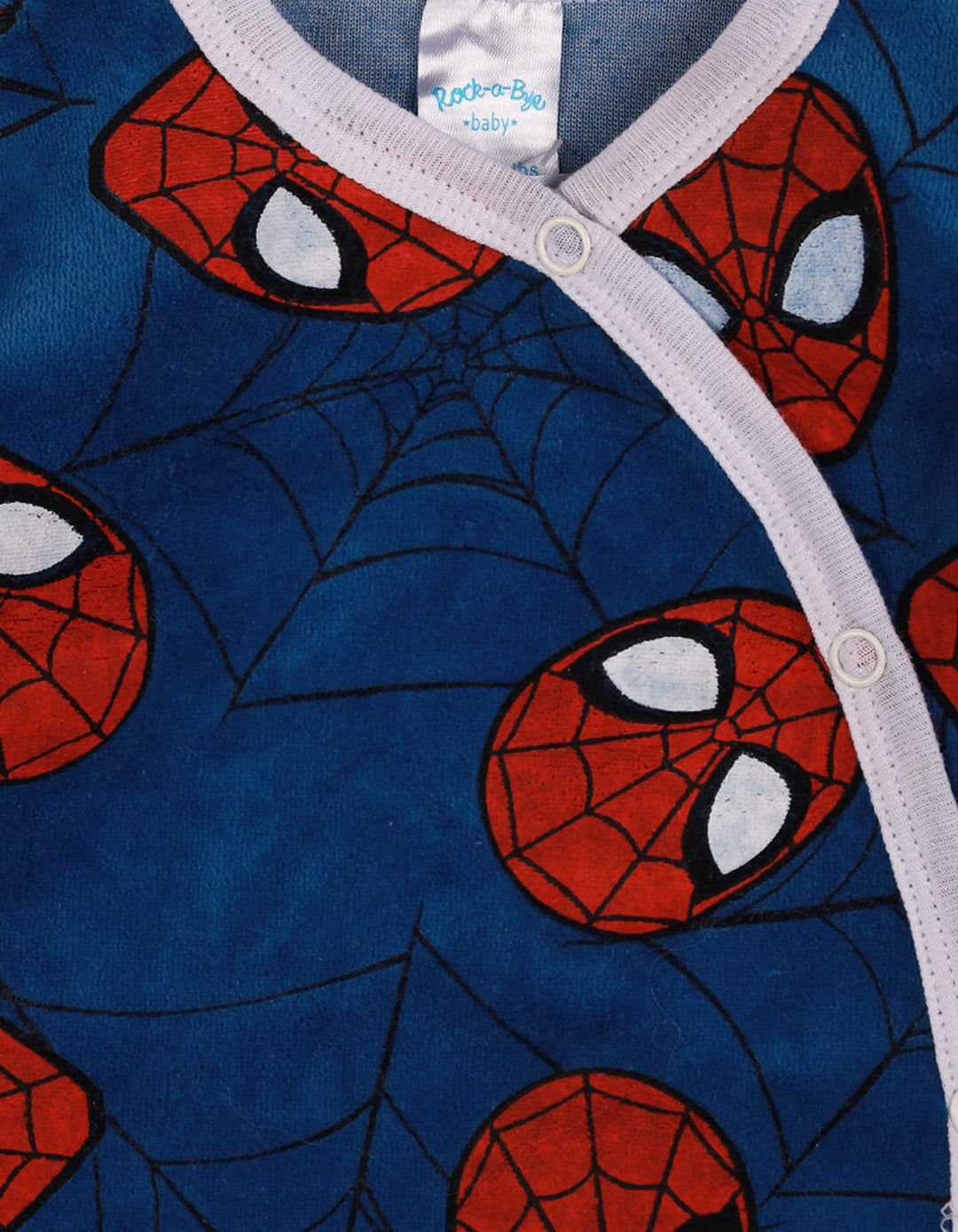 Zubaida's Romper Velor Spider Man