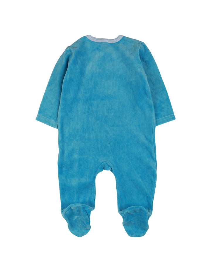 Zubaida's Romper Velor Sky Rabbit