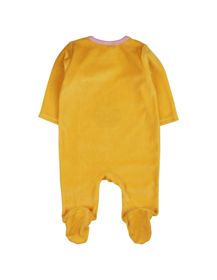 Zubaida's Romper Velor Bright Rabbit Glasses Infant Yellow