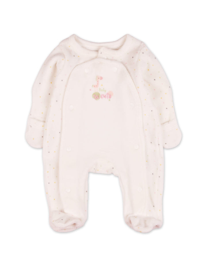 Zubaida's Romper Fleece Embroidered