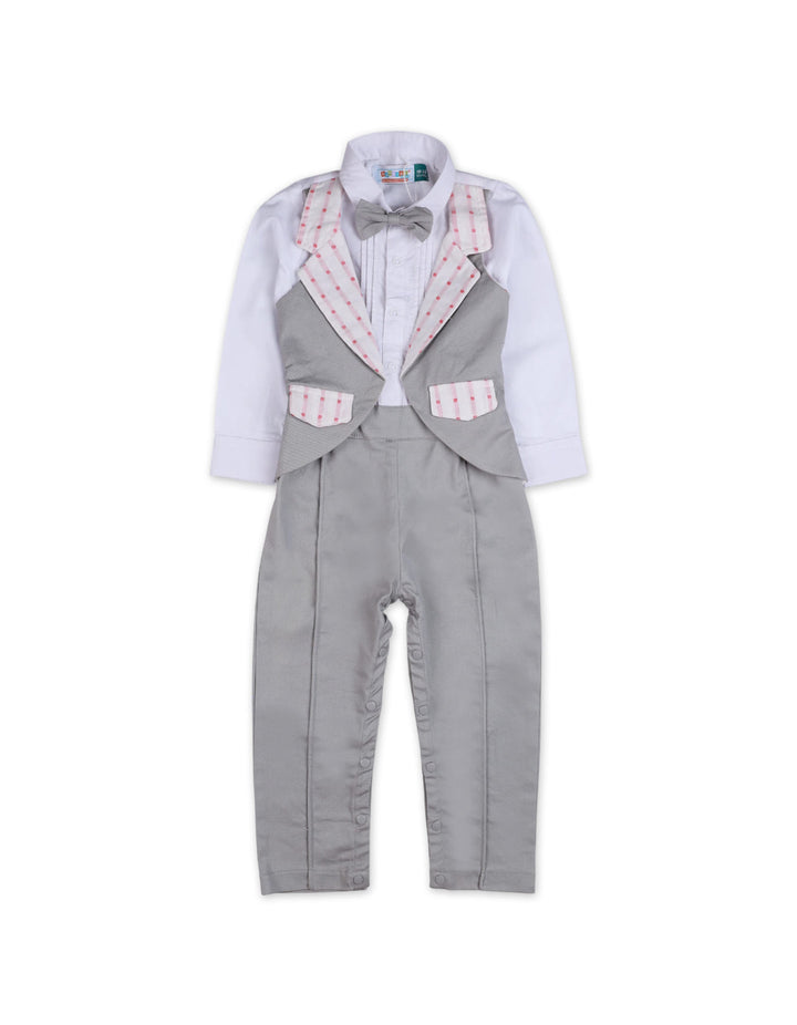 Zubaida's Tuxedo Romper