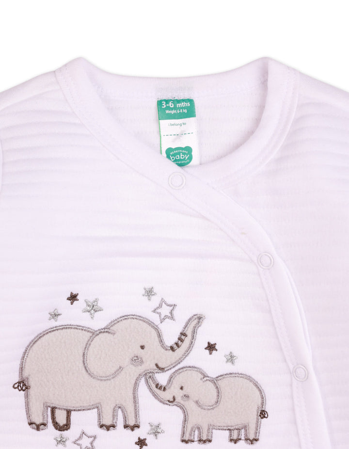 Zubaida's Romper Padded Elephant