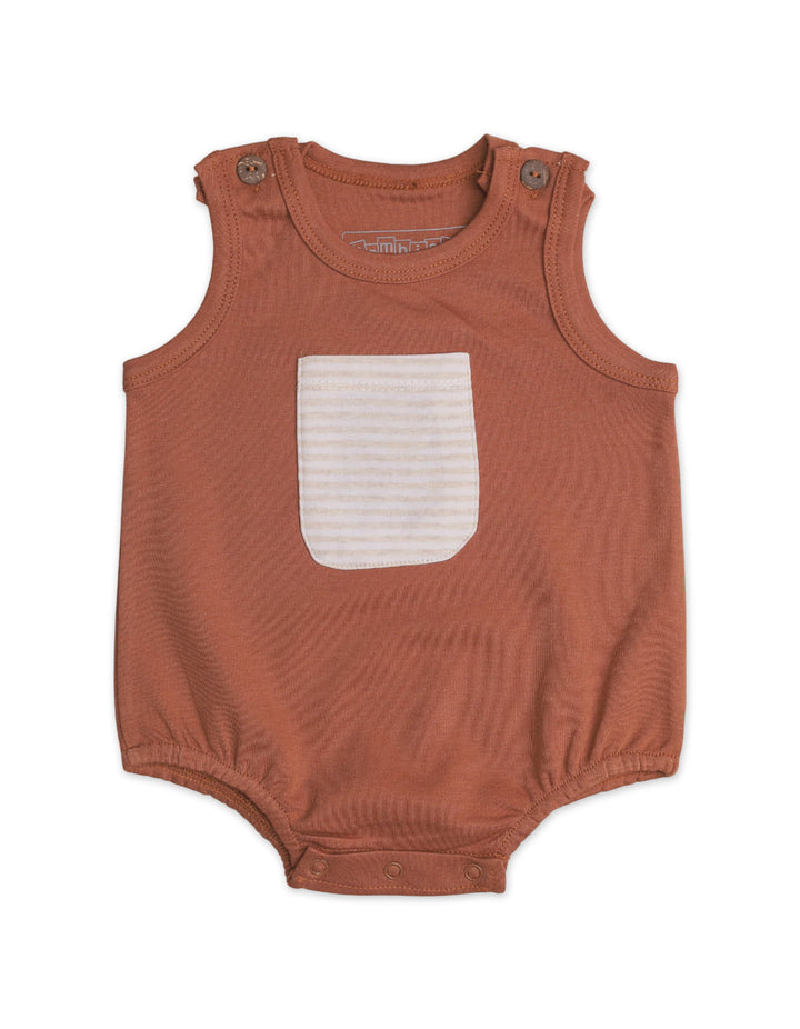 Zubaida's Soft & Breathable Kangaroo Pocket Sleeveless Bodysuit - Zubaidas Official™