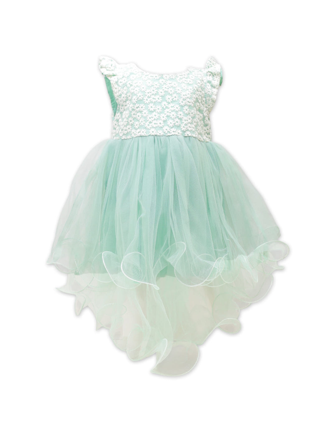 Zubaida's Sleeveless Multi Layered Tulle Dress - Zubaidas Official™