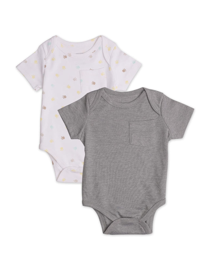 Zubaida's Soft & Comfortable Classic Front Pocket 2 Pcs Bodysuits - Zubaidas Official™