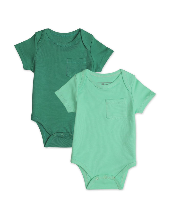 Zubaida's Soft & Comfortable Classic Front Pocket 2 Pcs Bodysuits - Zubaidas Official™