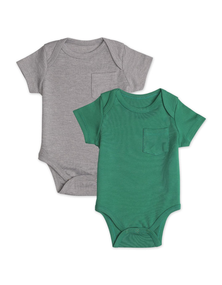 Zubaida's Soft & Comfortable Classic Front Pocket 2 Pcs Bodysuits - Zubaidas Official™