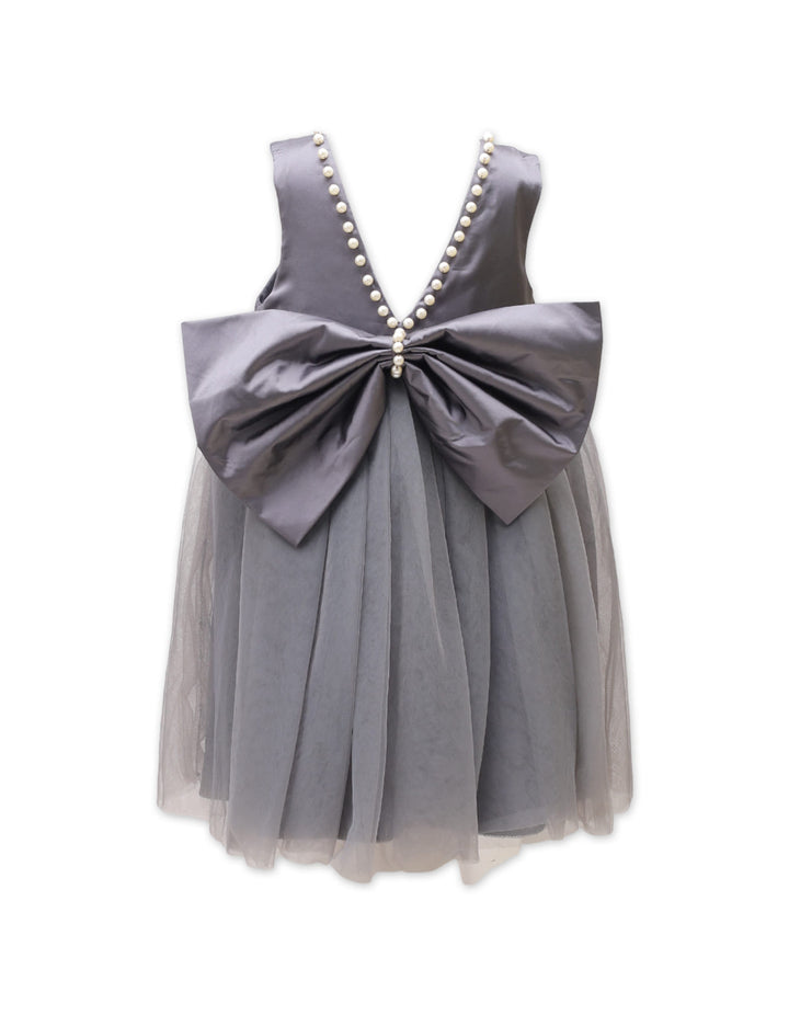 Zubaida's Elegant Pearls Tulle Dress - Zubaidas Official™