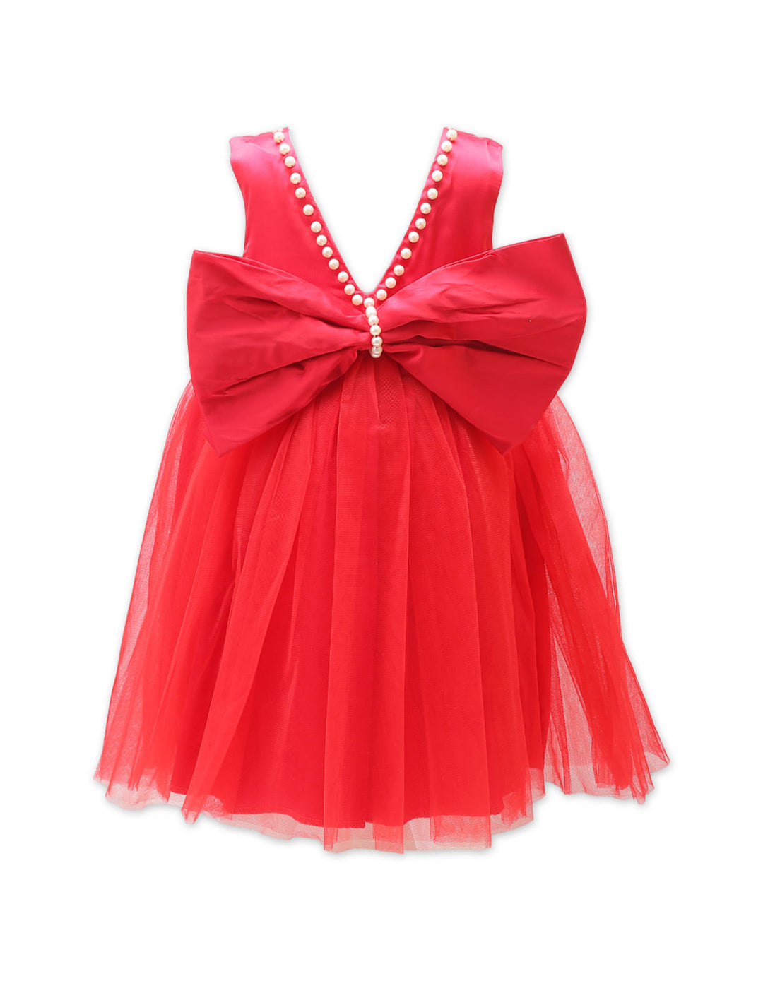 Zubaida's Elegant Pearls Tulle Dress - Zubaidas Official™