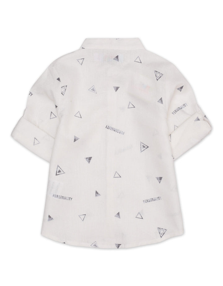 Zubaida's Contemporary Front Pocket Printed Shirt - Zubaidas Official™