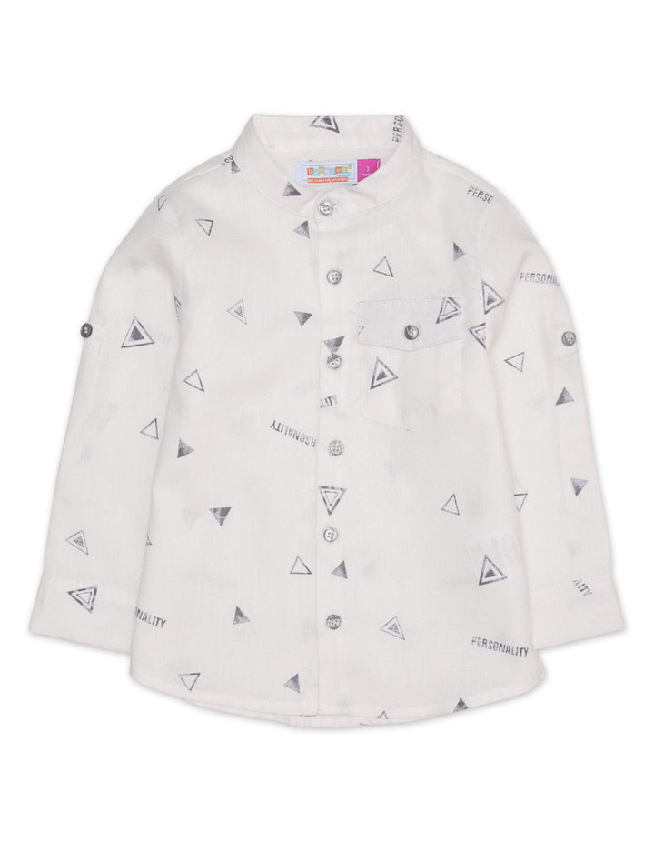 Zubaida's Contemporary Front Pocket Printed Shirt - Zubaidas Official™