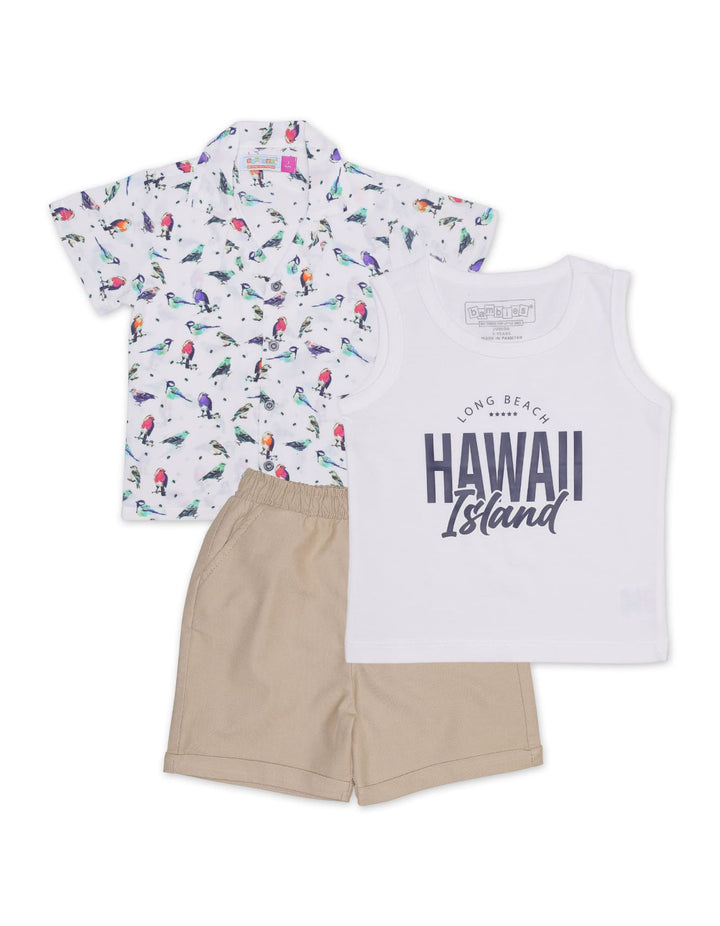Zubaida's Hawaiian 3 Pcs Suits Set - Zubaidas Official™