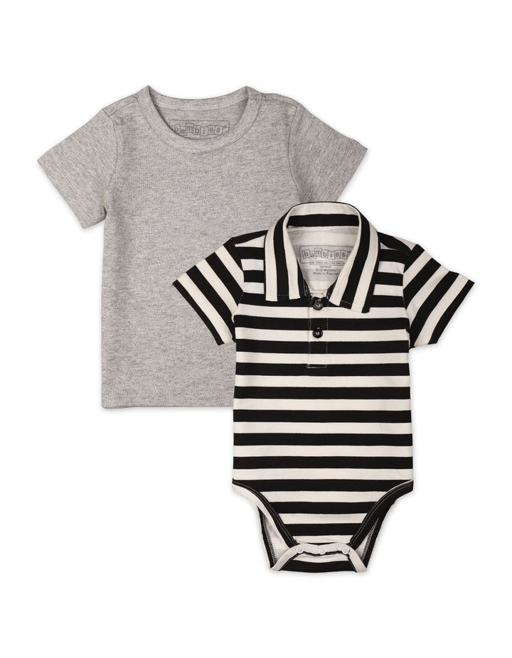 Zubaida's 2 Pcs Polo Bodysuit & T-Shirt - Zubaidas Official™
