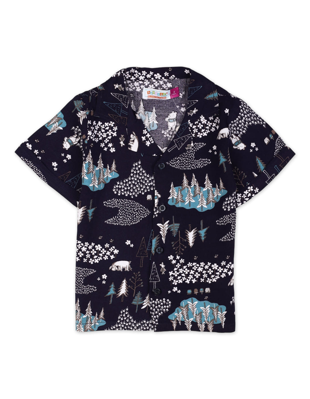 Zubaida's Whimsical Winter Forest Shirt with Sando - Zubaidas Official™