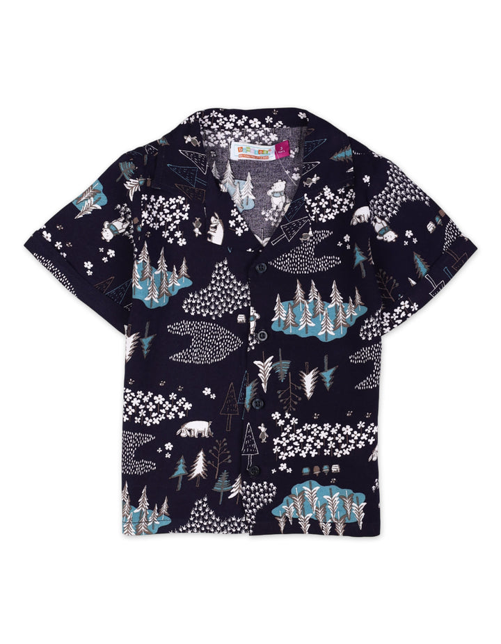 Zubaida's Whimsical Winter Forest Shirt with Sando - Zubaidas Official™