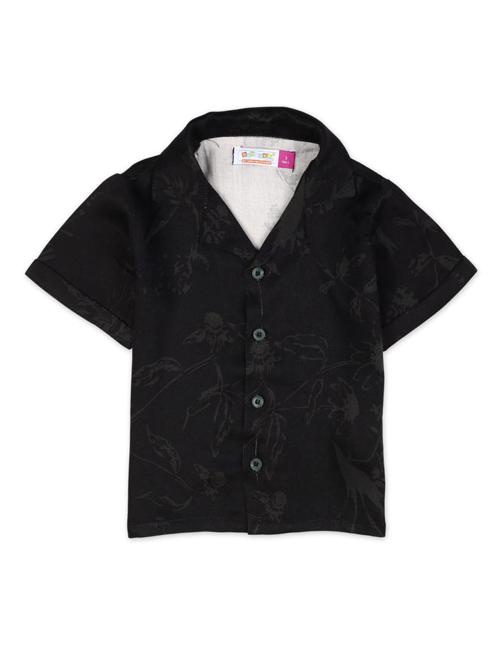Zubaida's Subtle Floral Texture Shirt with Sando - Zubaidas Official™
