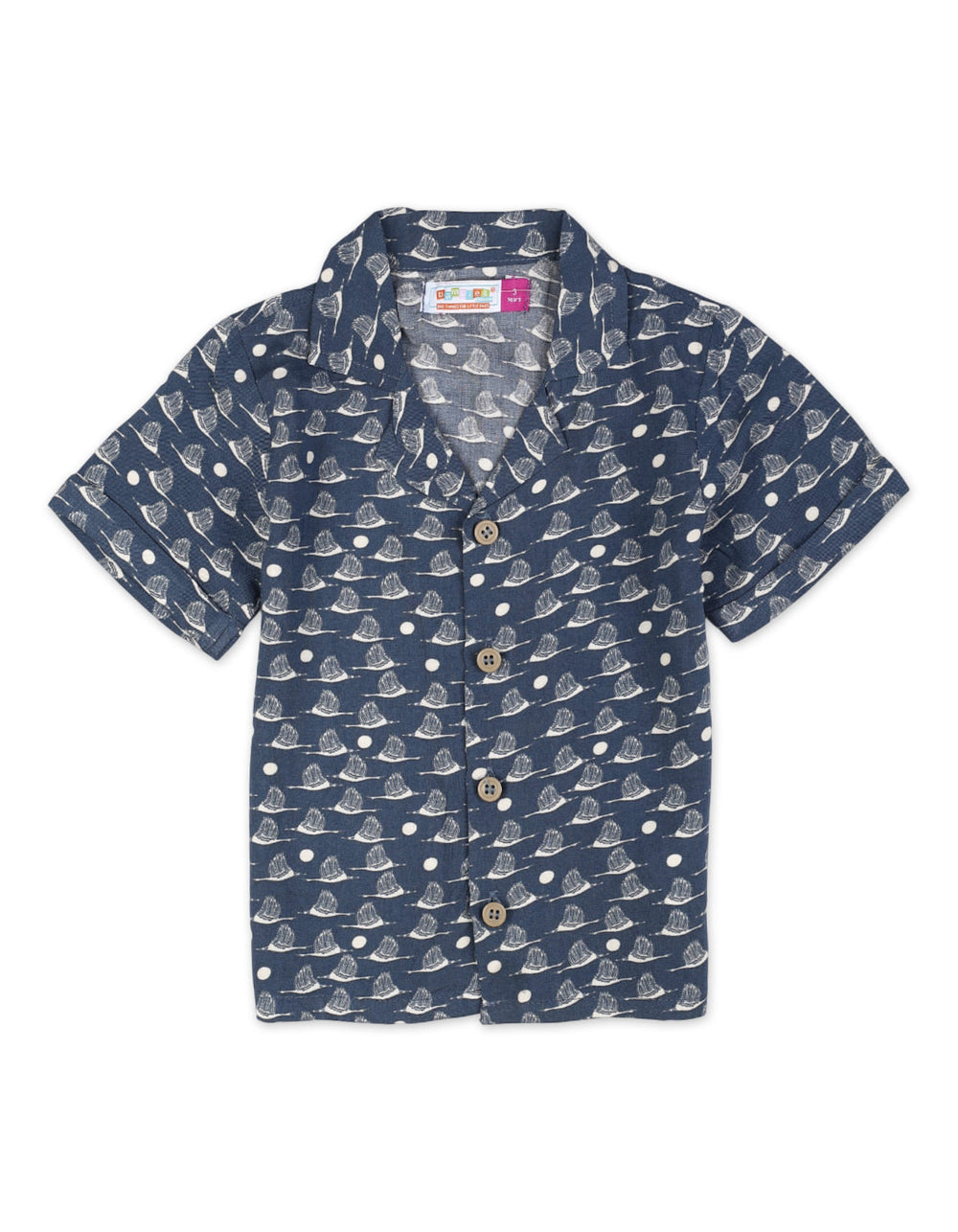 Zubaida's Whimsical Bird Print Shirt with Sando - Zubaidas Official™