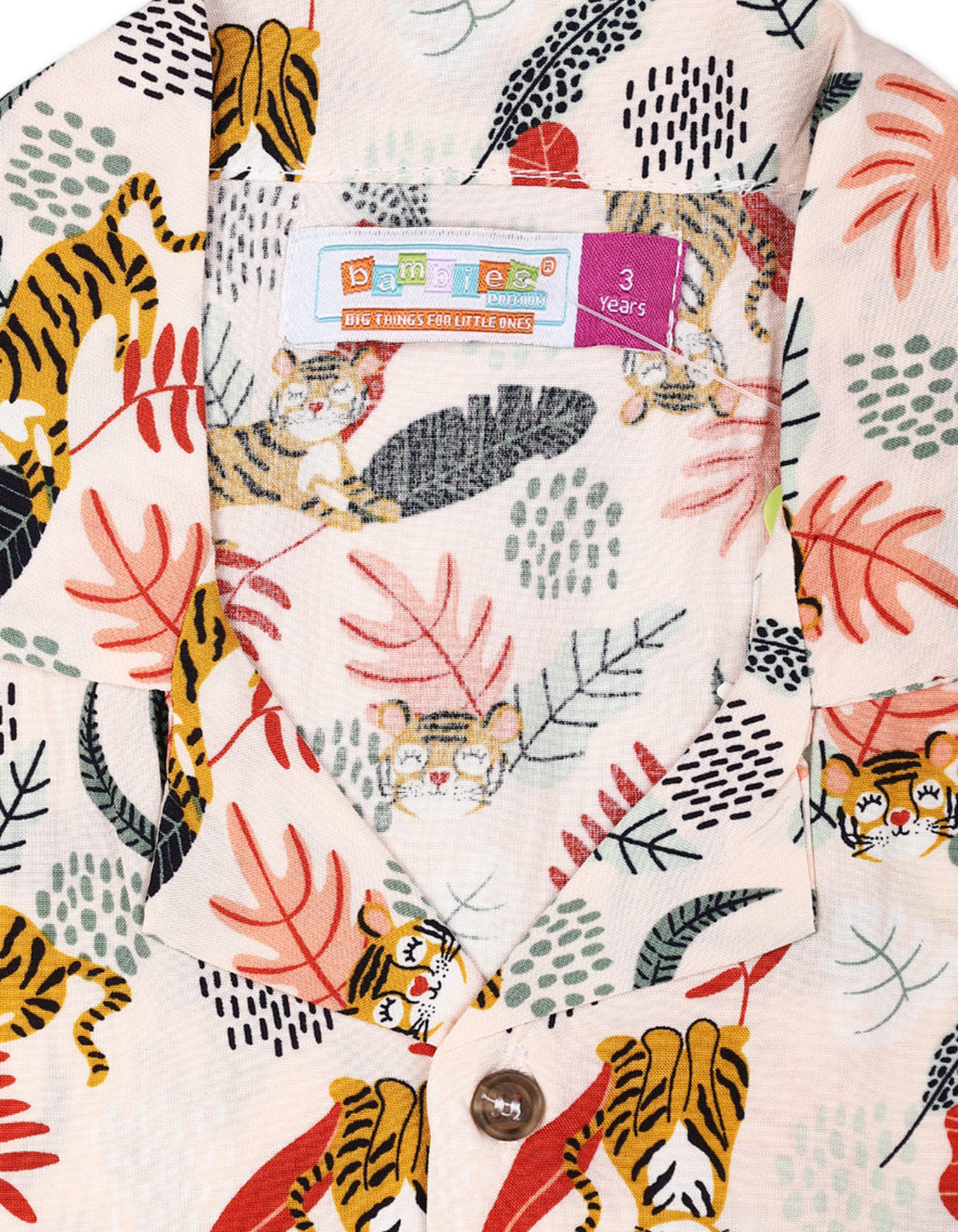 Zubaida's Vibrant "Jungle Fun" Button-Down Shirt - Zubaidas Official™