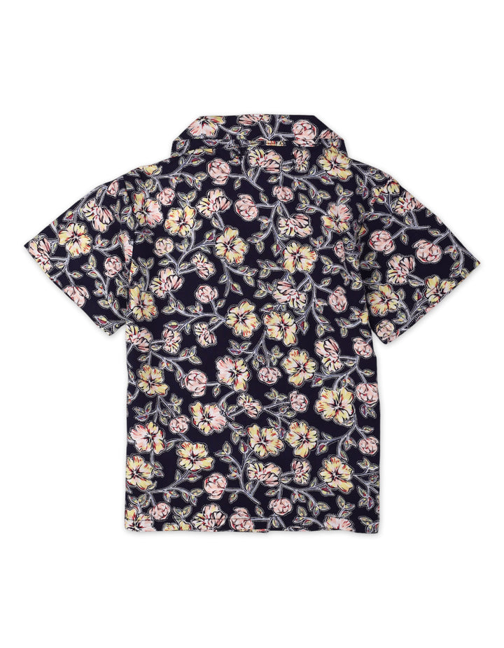 Zubaida's Vibrant "Blossoms" Button-Down Shirt - Zubaidas Official™