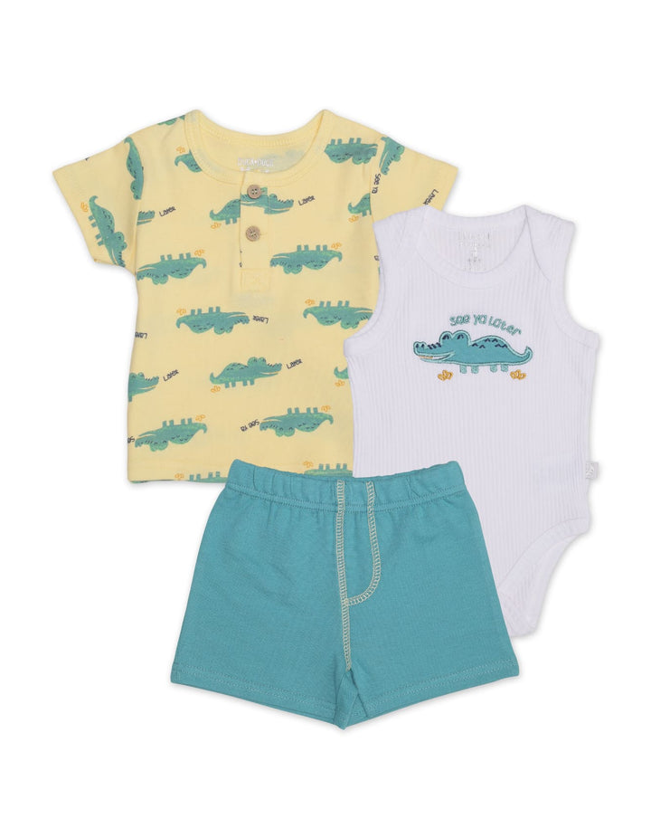 Zubaida's Crocodile 3 Pcs Suit Set - Zubaidas Official™