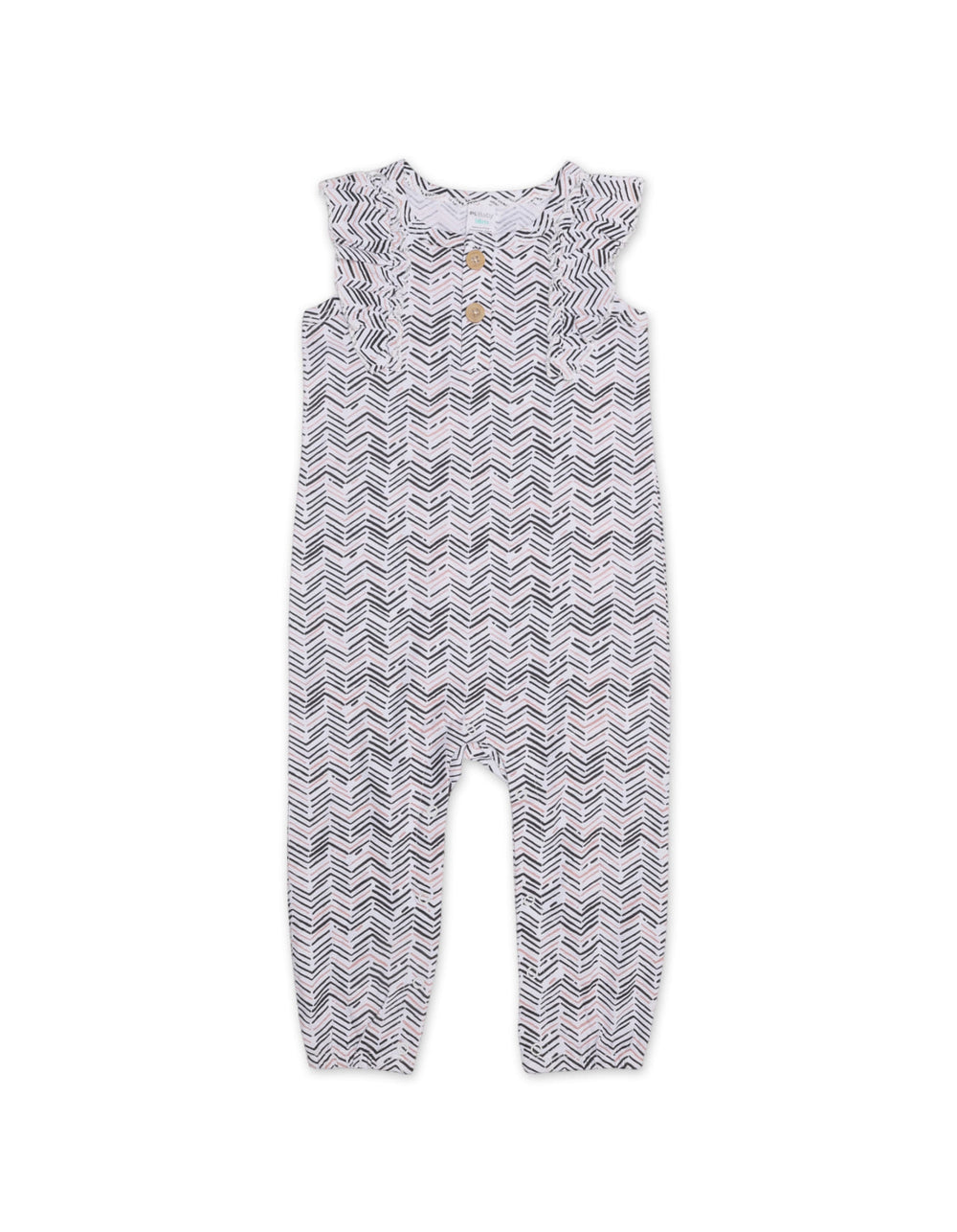 Zubaida's Chevron Sleeveless Jumpsuit with a coordinating Headband - Zubaidas Official™