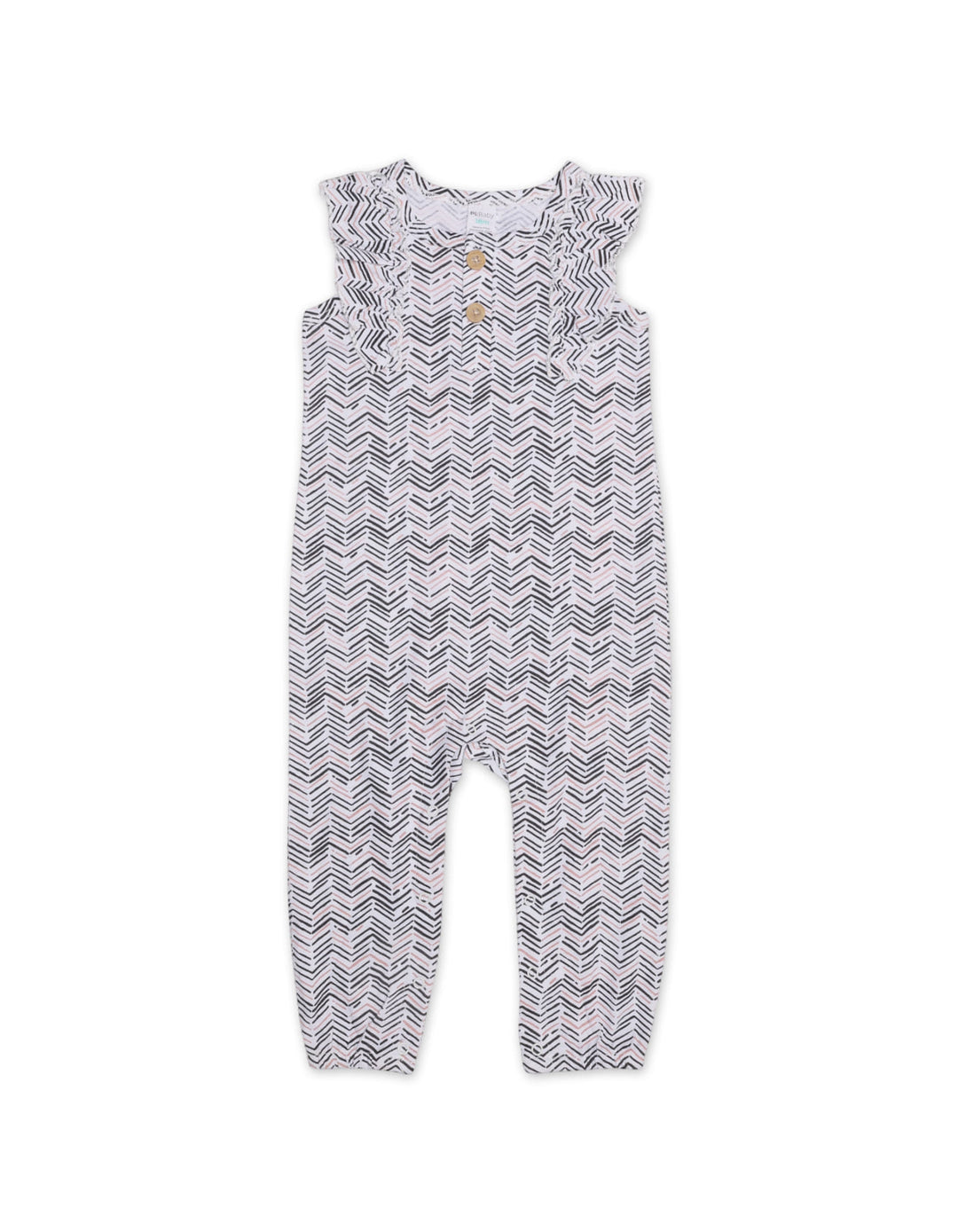 Zubaida's Chevron Sleeveless Jumpsuit with a coordinating Headband - Zubaidas Official™