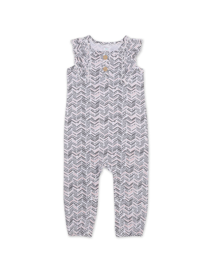 Zubaida's Chevron Sleeveless Jumpsuit with a coordinating Headband - Zubaidas Official™