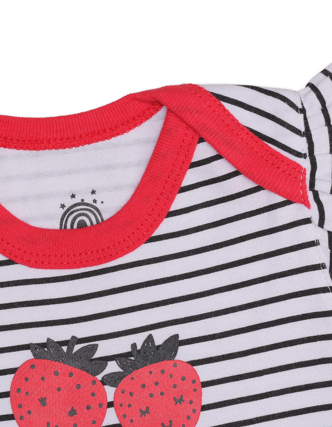 Zubaida's Floral & Fruity 3 Pcs Bodysuit Set with a coordinating Headband - Zubaidas Official™