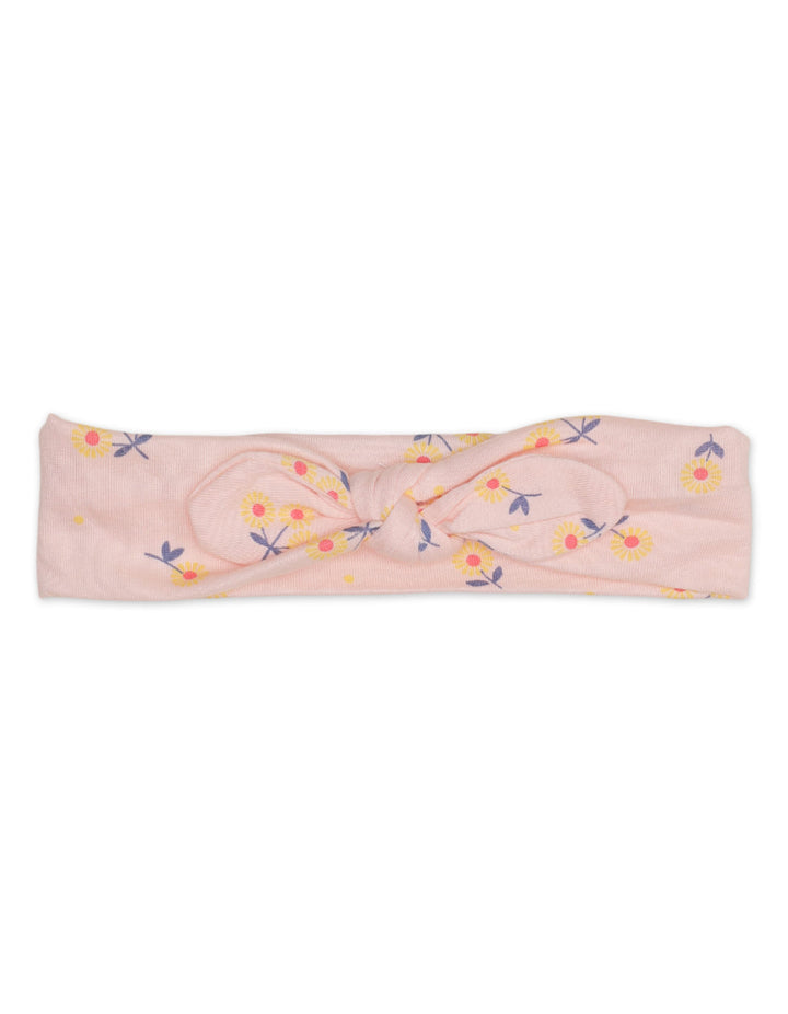 Zubaida's Floral 3 Pcs Suit Set with a coordinating Headband - Zubaidas Official™