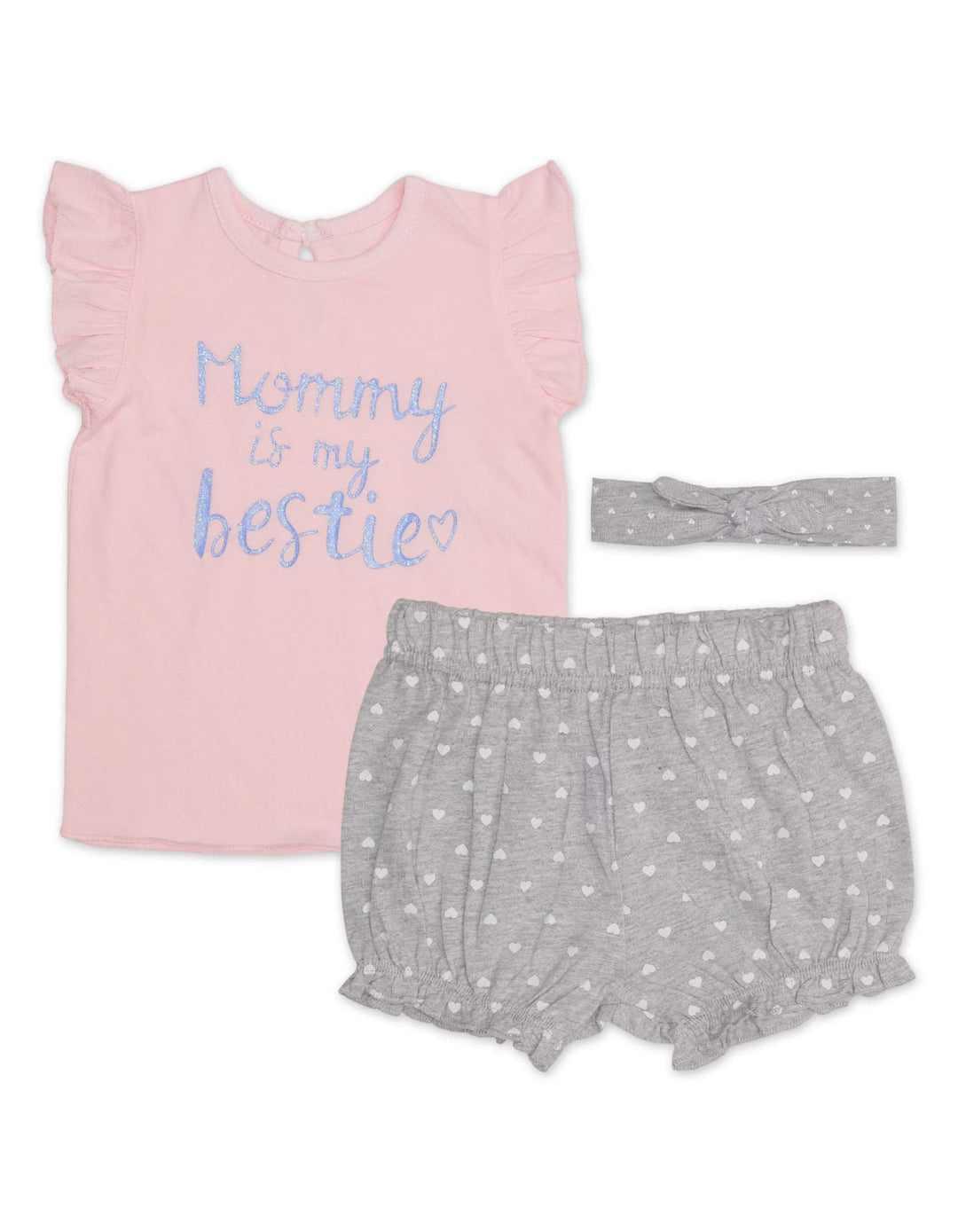 Zubaida's Charming 3 Pcs Suit Set with a coordinating Headband - Zubaidas Official™
