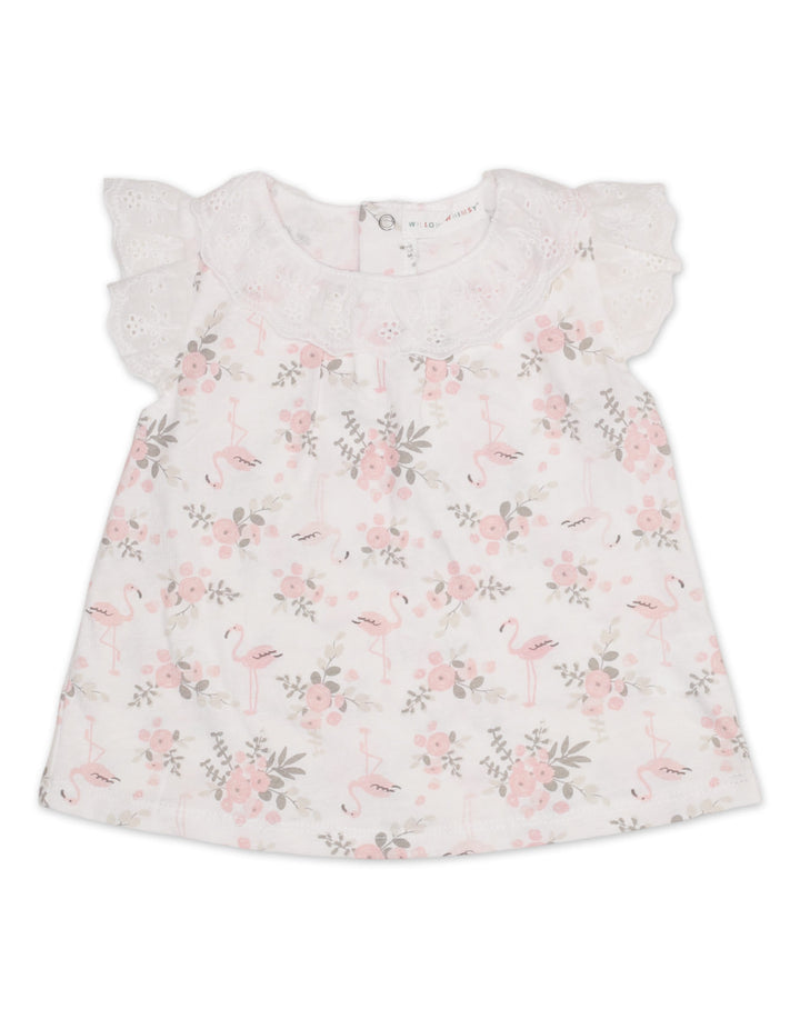 Zubaida's Floral 3 Pcs Suit Set with a coordinating Headband - Zubaidas Official™