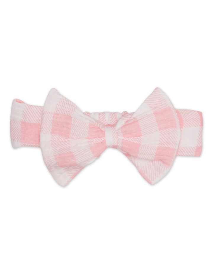 Zubaida's Gingham 3 Pcs Suit Set with a coordinating Headband - Zubaidas Official™