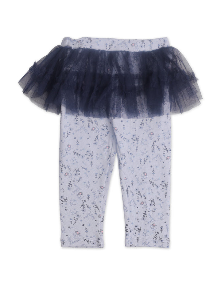 Zubaida's Floral 4 Pcs Bodysuit Set with Tutu Tights and a coordinating Headband - Zubaidas Official™