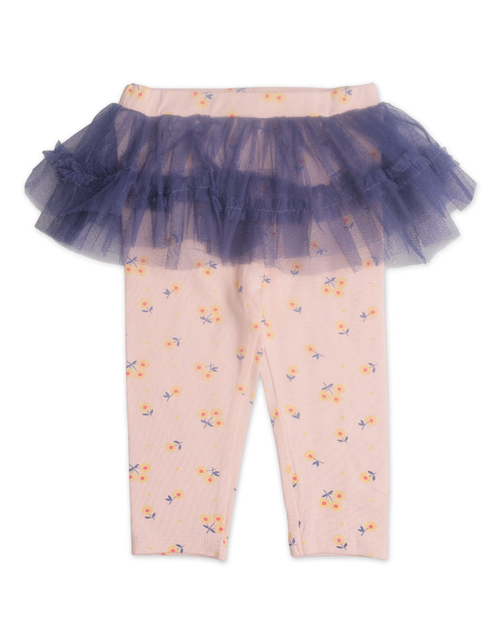 Zubaida's Floral 4 Pcs Bodysuit Set with Tutu Tights and a coordinating Headband - Zubaidas Official™