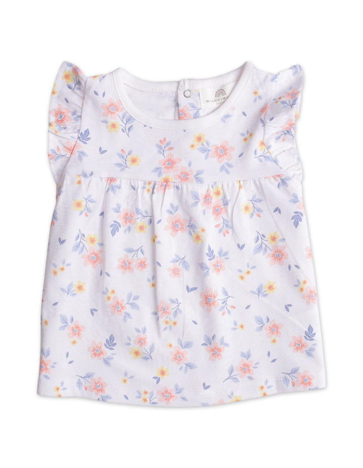 Zubaida's Floral 3 Pcs Suit Set with a coordinating Headband - Zubaidas Official™