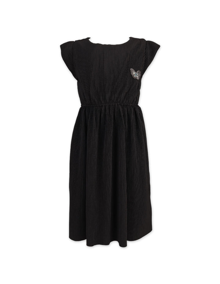 Zubaida's Graceful Pleated Flowing Dress - Zubaidas Official™