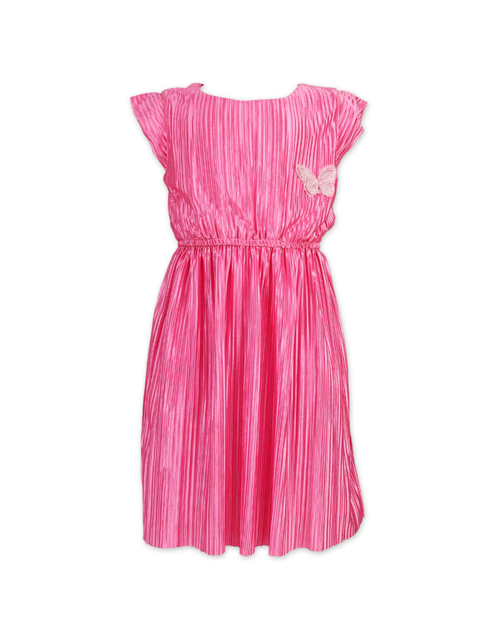 Zubaida's Graceful Pleated Flowing Dress - Zubaidas Official™