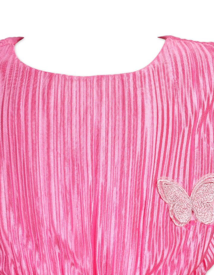 Zubaida's Graceful Pleated Flowing Dress - Zubaidas Official™