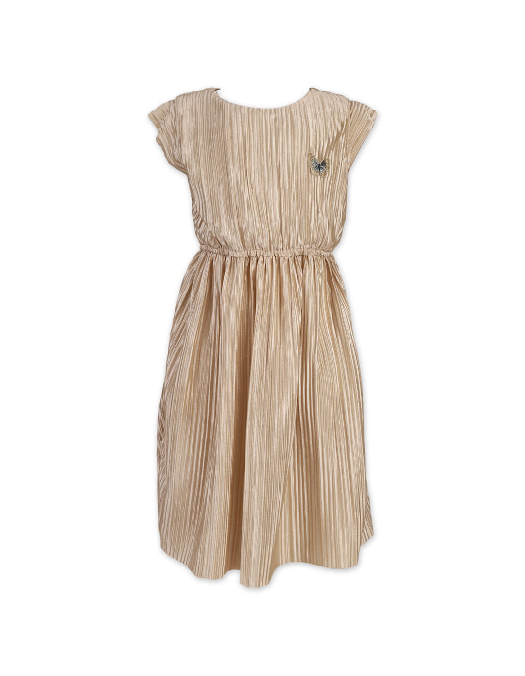 Zubaida's Graceful Pleated Flowing Dress - Zubaidas Official™