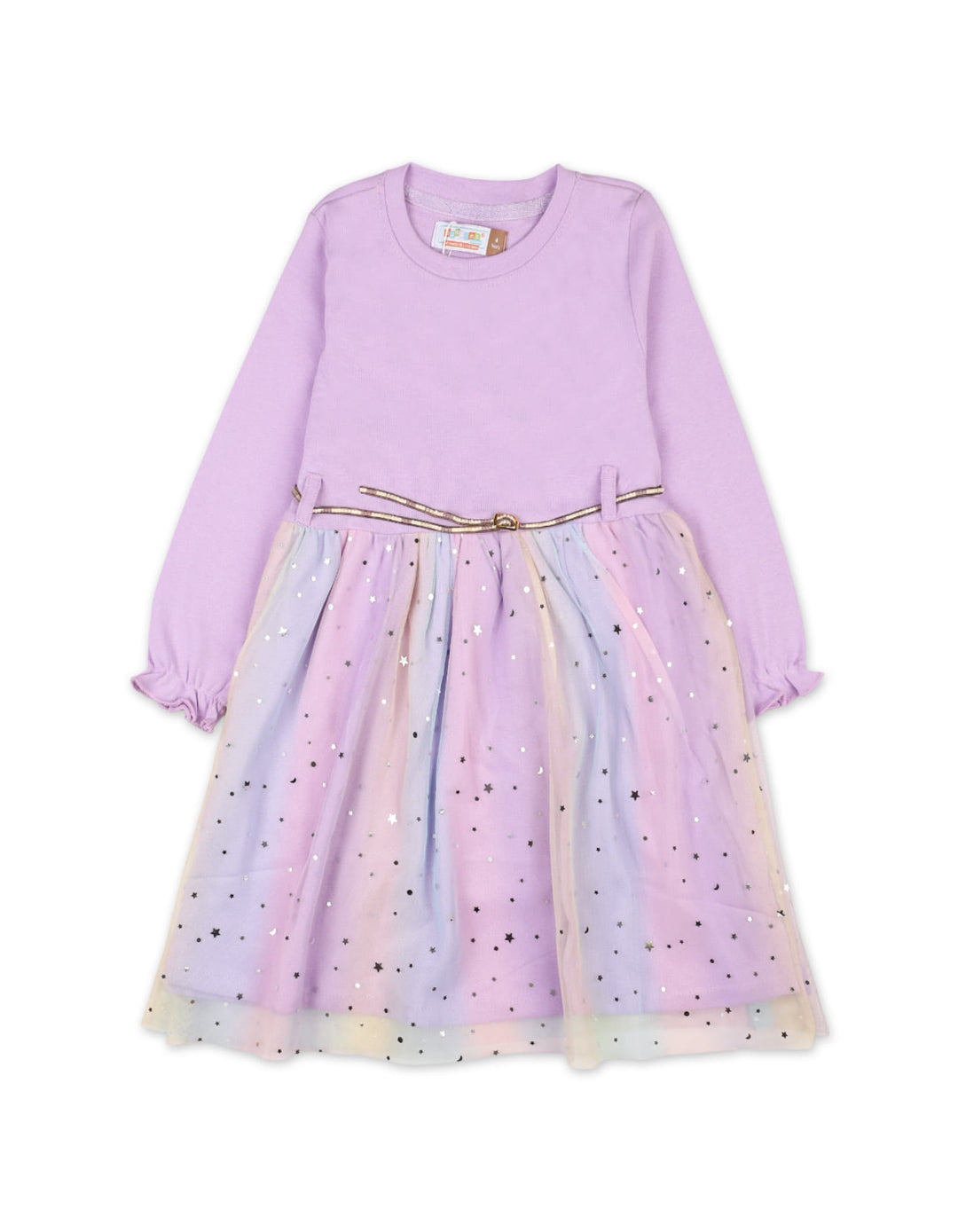 Girls Fancy Dresses Bambies Glitter Mesh Lilac at Zubaidas