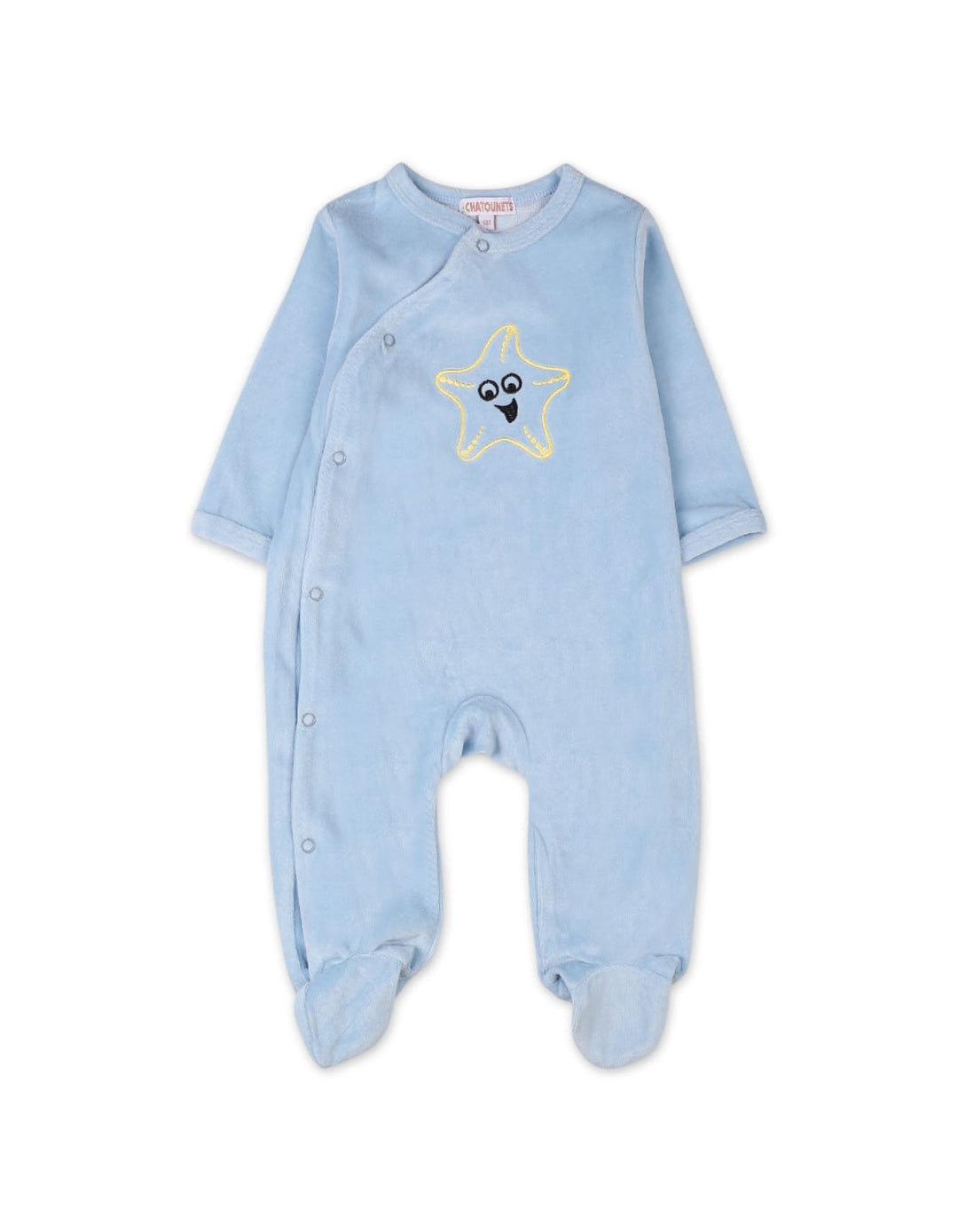 Baby Winter Apparel Bambies Starfish Embroidered Blue at Zubaidas - Zubaidas Official™