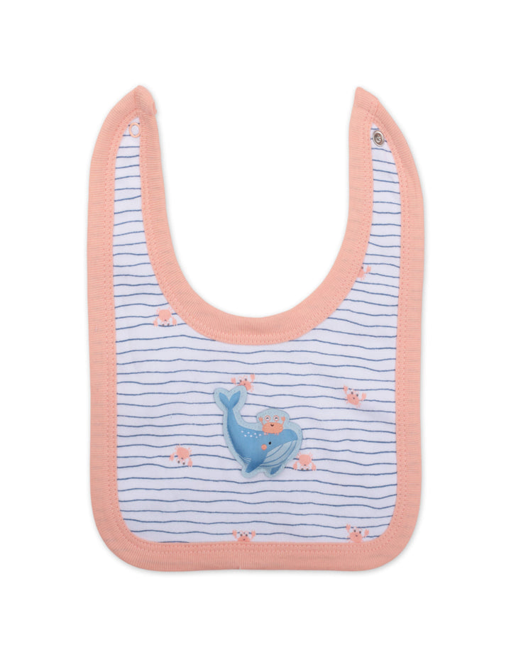 Newborn Clothing Gift Set 7 Pcs Lunch Time Peach and White at Zubaidas Best Online Baby and Kids Number 1 in Pakistan