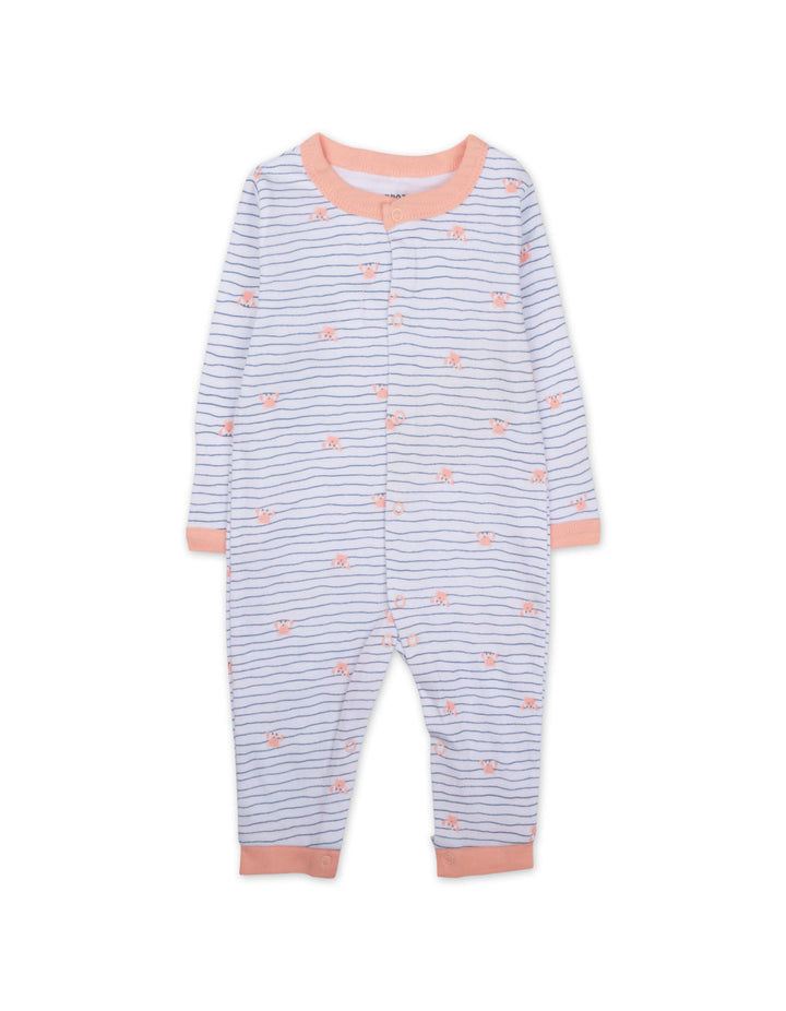 Newborn Clothing Gift Set 7 Pcs Lunch Time Peach and White at Zubaidas Online Pakistan