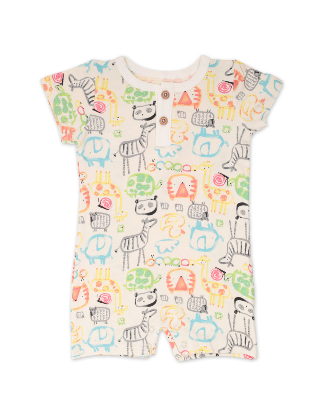 Baby Boy Jumpsuit Pack of 2 Animal Print and Striped at Zubaidas Best Online Baby and Kids Store in Pakistan